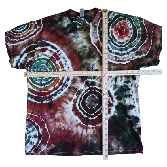 Holiday Spirit Tie Dye Geode Mens XL Short Sleeve Tee - Picture 5 of 6
